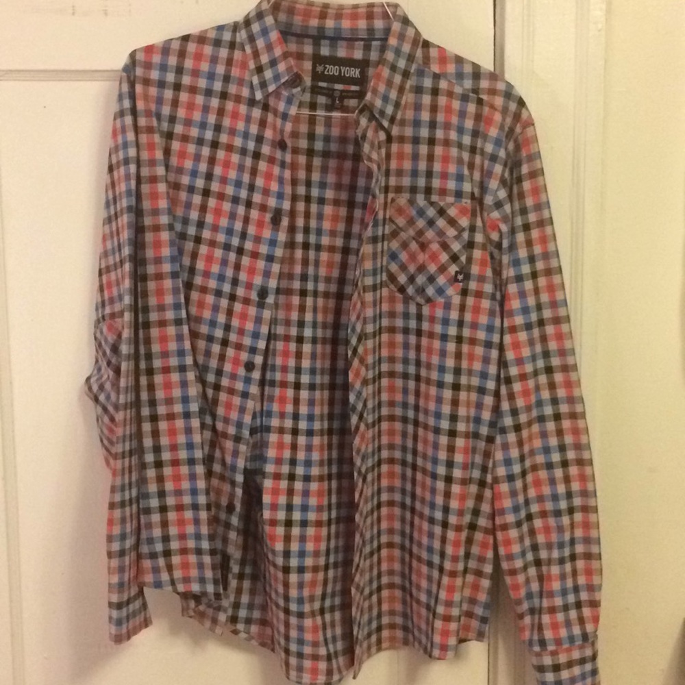 L Long sleeve button down
